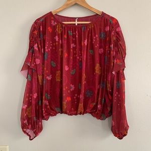 SOLD Free People Floral Top